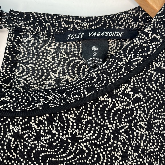 Maison Scotch & Soda Jolie Vagabonde Star Dress Dropped Waist Size 2 Coquette - Picture 4 of 10